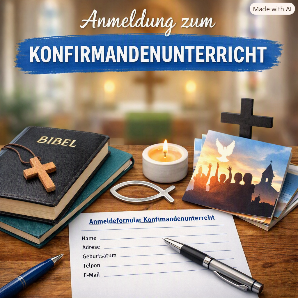 03.11. / 17 Uhr Anmeldung zum kirchlichen Unterricht